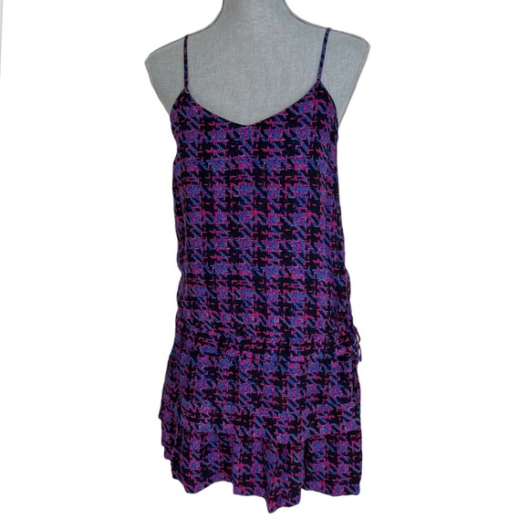 DEREK LAM 10 CROSBY ~ TIERED MINI-DRESS SIZE 8 - Picture 2 of 9